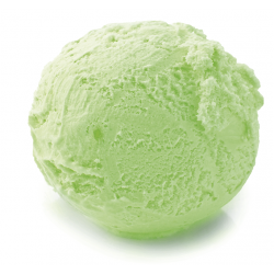 Helado de manzana verde