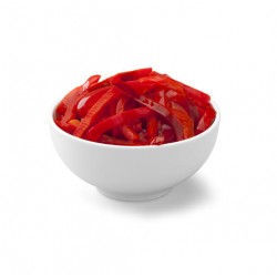 Pimiento rojo en tiras